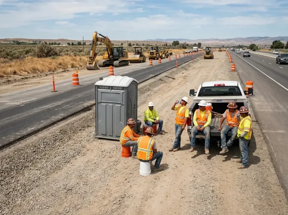 highway-road-construction-crew-007 — frequently asked questions, Porta Potty and Restroom Rentals in Mangum, OK
